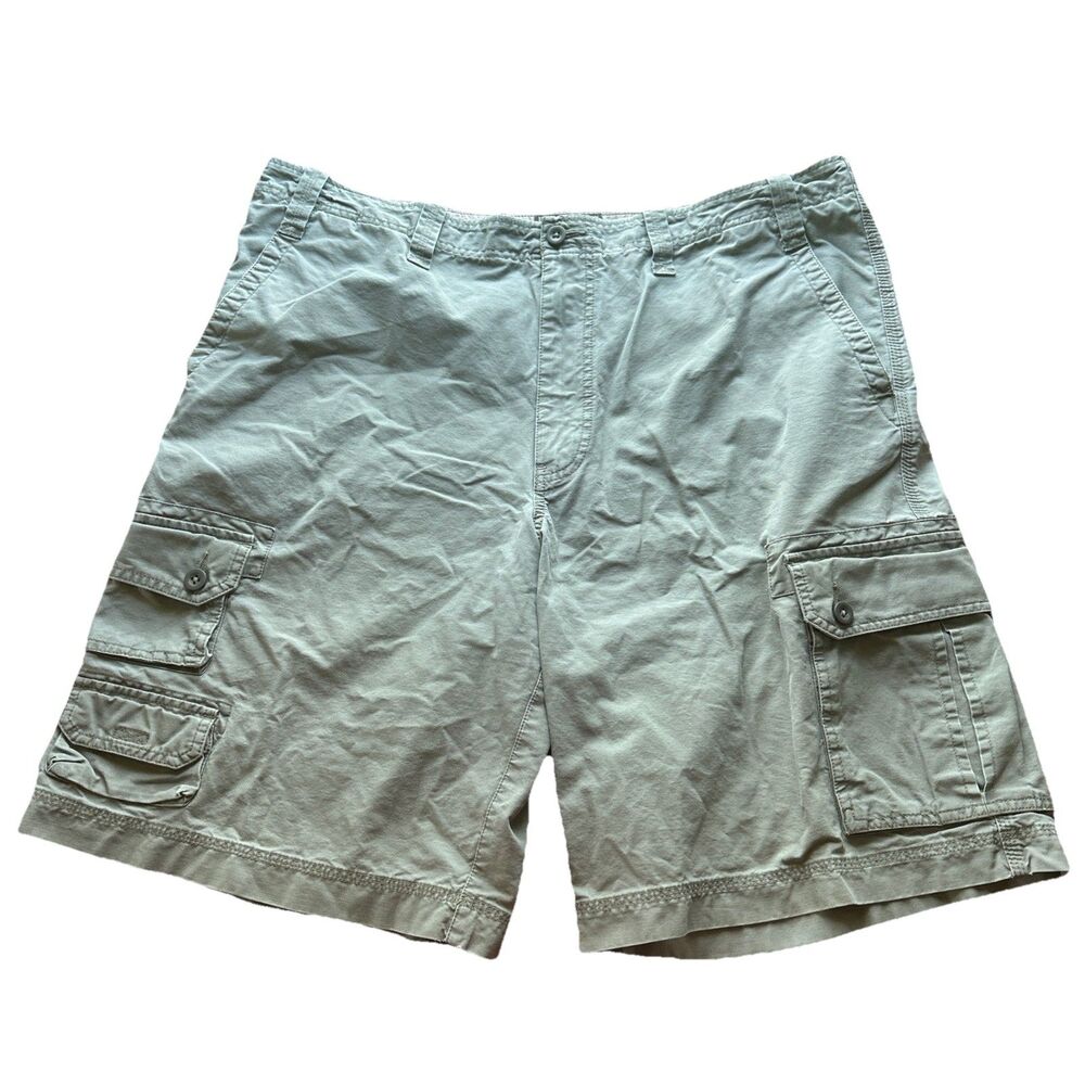 Eddie Bauer Men’s Tall Size 42 Beige Outdoor Utility Cargo Shorts 11”‎ Inseam